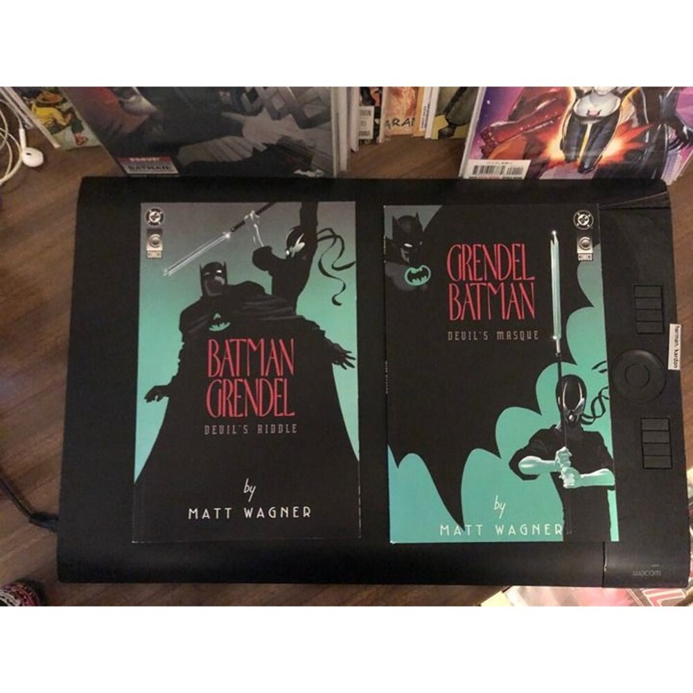DC Batman/Grendel: Devil's Riddle #1 & Devil's Masque #1 Matt Wagner 1993 NM TPB